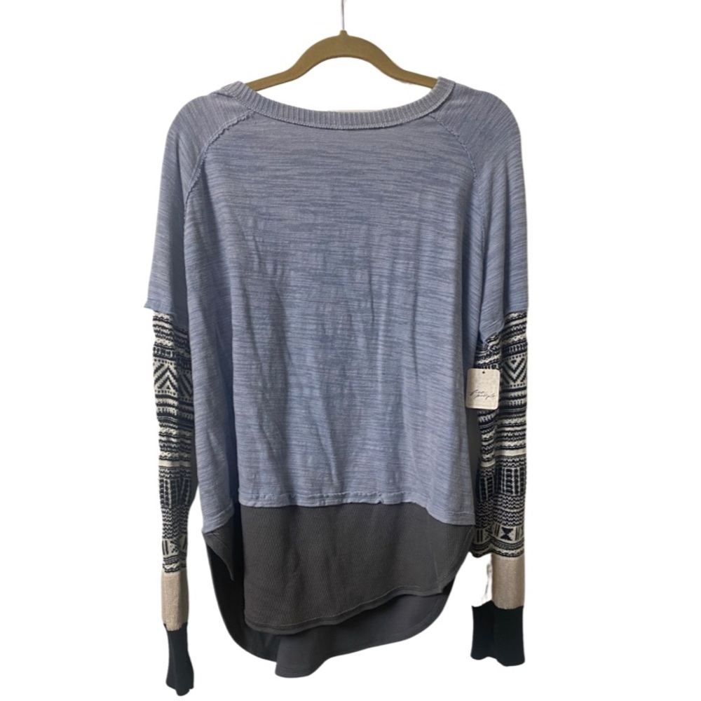 Free People We The Free Layer Long Sleeve Shirt NWT $108 So Cozy